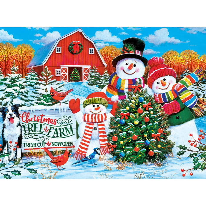 Holiday Glitter - On the Tree Farm 100 Piece Jigsaw Puzzle - for just $12.99! 