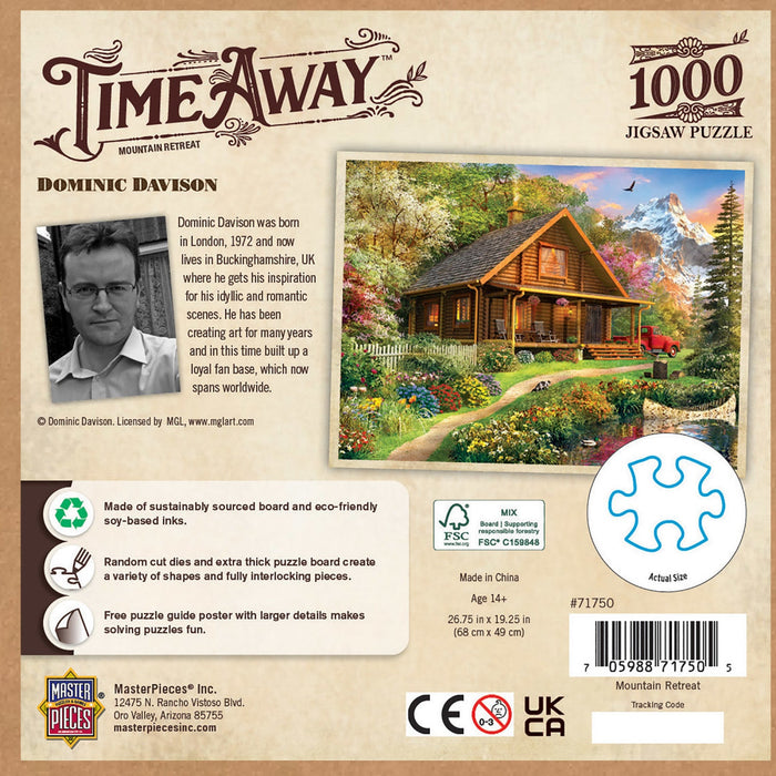 Time Away - Mountain Retreat 1000 Piece Jigsaw Puzzle - Just $16.99! Shop now at Retro Gaming of Denver