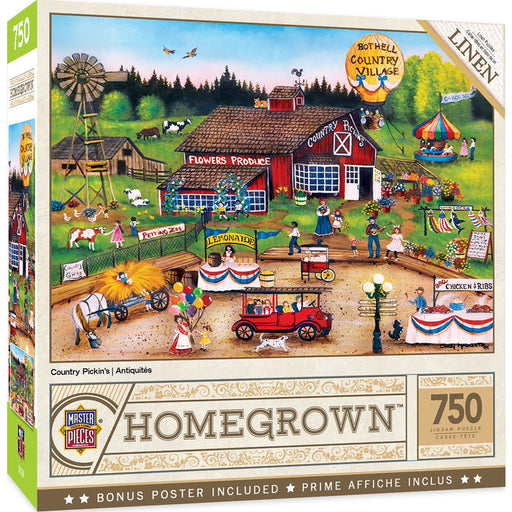 Homegrown - Country Pickin's 750 Piece Jigsaw Puzzle - Just $14.99! Shop now at Retro Gaming of Denver