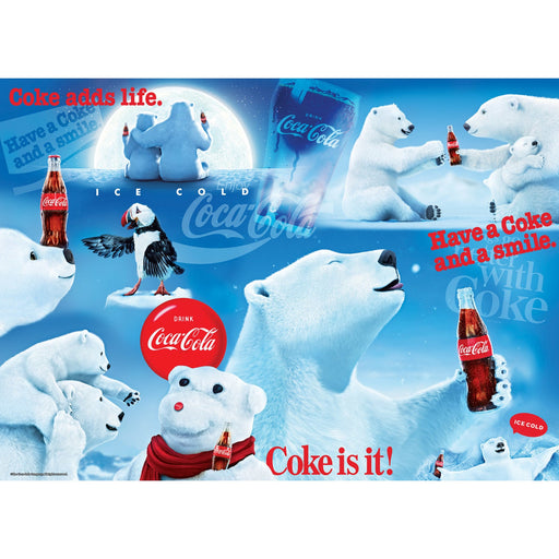 Coca-Cola Polar Bears 1000 Piece Jigsaw Puzzle - Just $16.99! Shop now at Retro Gaming of Denver