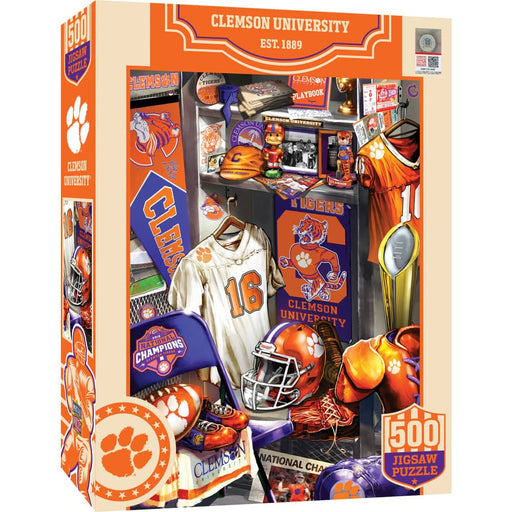 Clemson Tigers - Locker Room 500 Piece Jigsaw Puzzle - for just $16.99! 