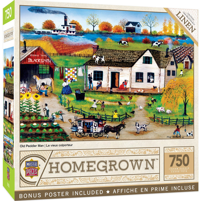 Homegrown - Old Peddler Man 750 Piece Jigsaw Puzzle - Just $14.99! Shop now at Retro Gaming of Denver