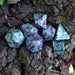 Ruby Zoisite Stone Dice Set - Just $89.99! Shop now at Retro Gaming of Denver