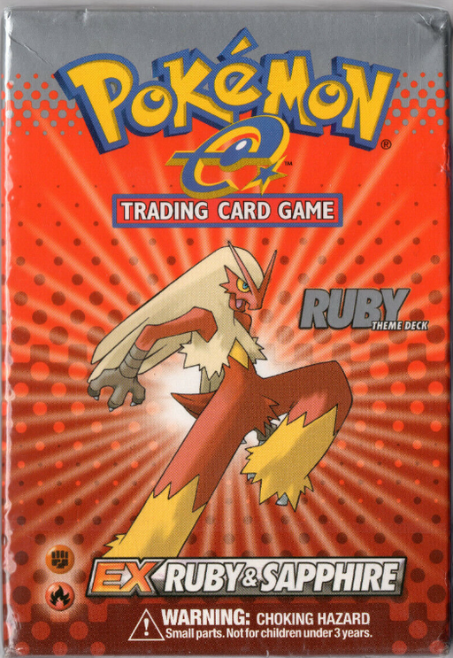 Pokémon: Ruby Theme Deck Box Ruby & Sapphire - Open - Just $8! Shop now at Retro Gaming of Denver