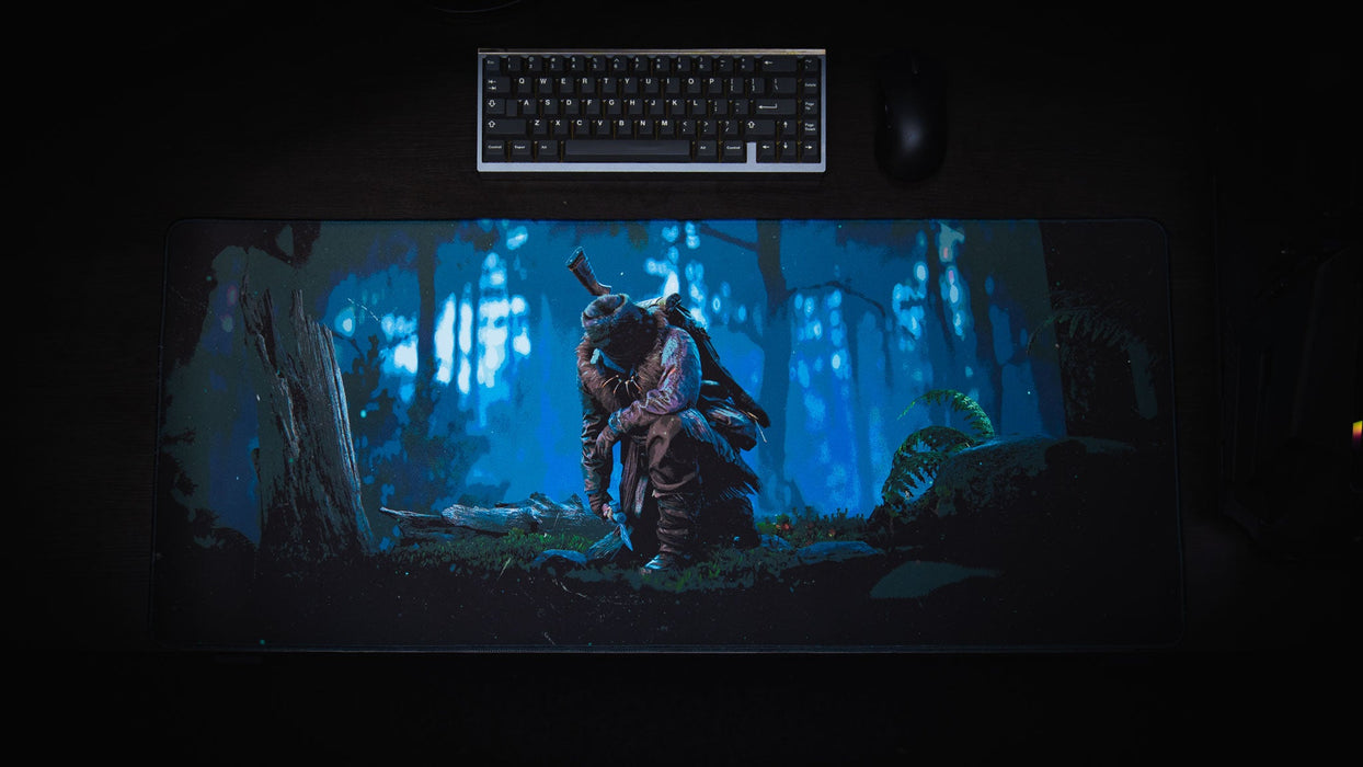 "Hunted" — Rust Deskmat - for just $49.95! 