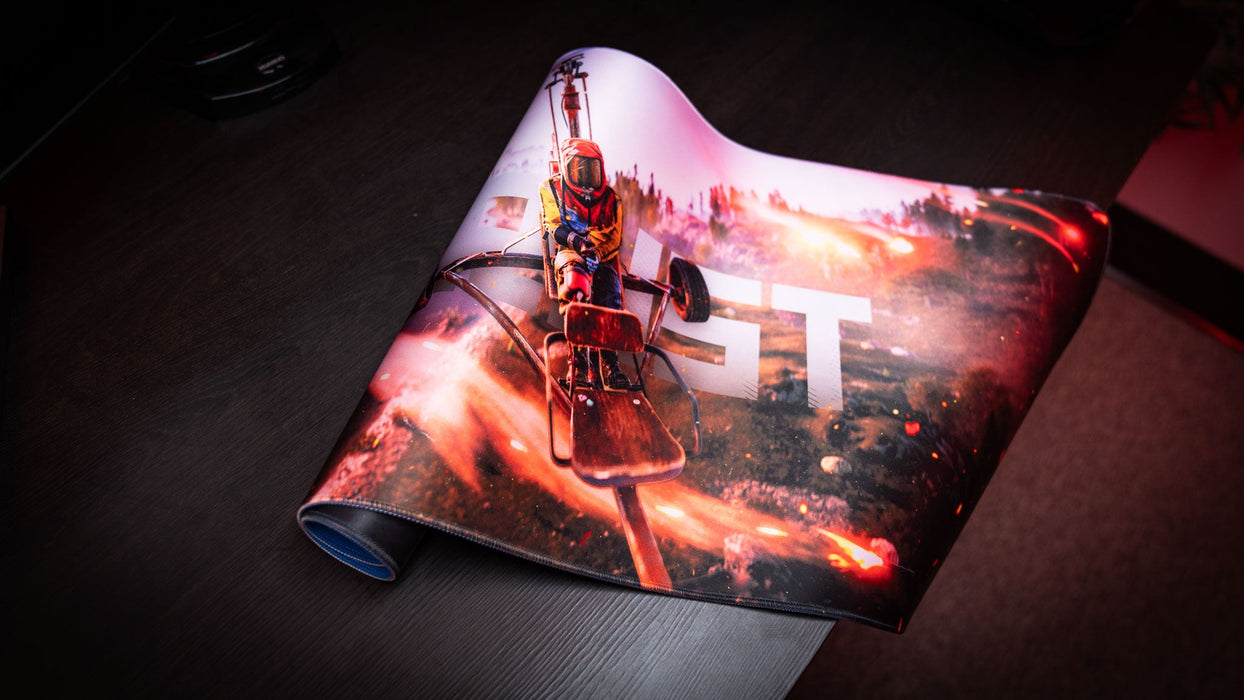 "Minicopter Joyride" — Rust Deskmat - for just $49.95! 