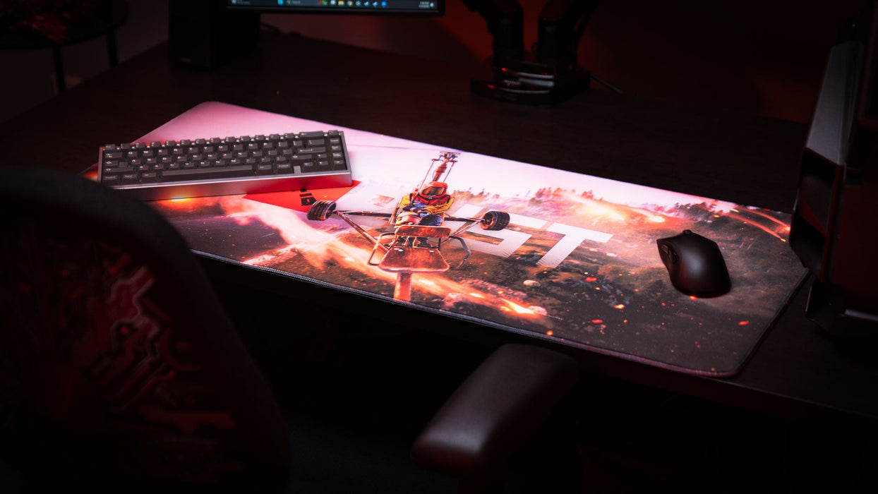 "Minicopter Joyride" — Rust Deskmat - for just $49.95! 