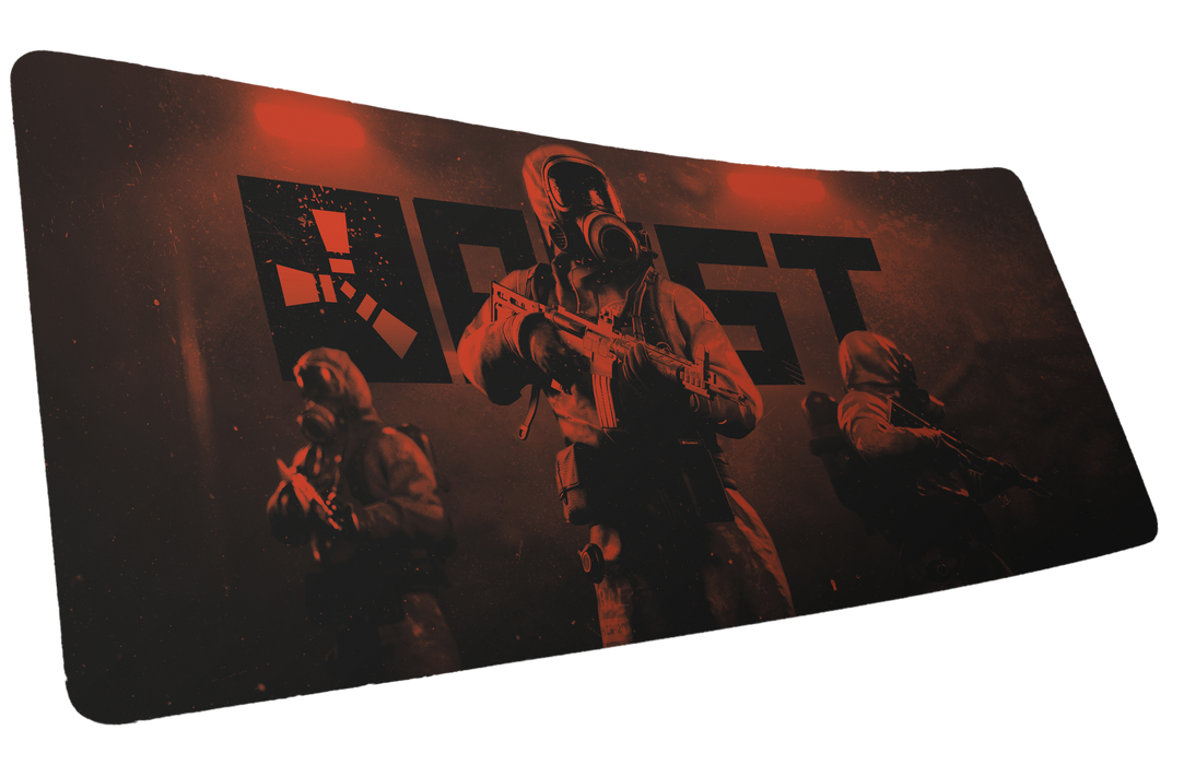 "Scientist Trio" — Rust Deskmat - for just $49.95! 