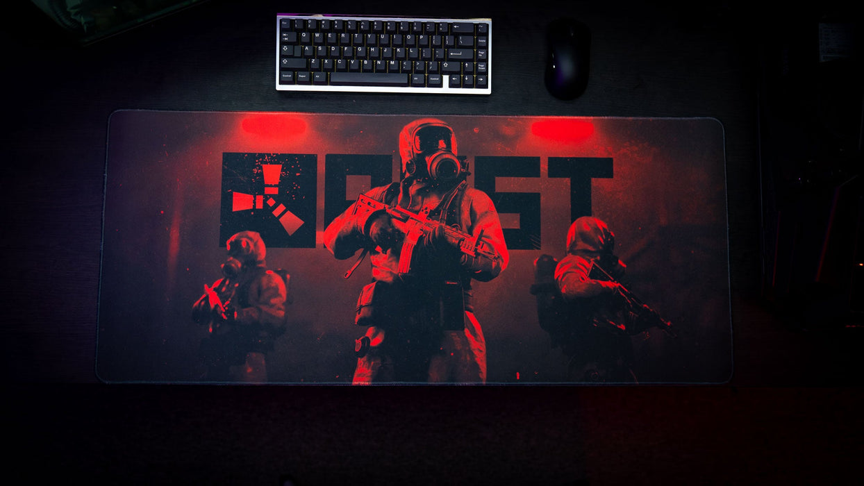 "Scientist Trio" — Rust Deskmat - for just $49.95! 