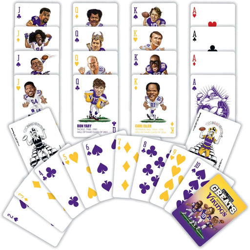 Minnesota Vikings All-Time Greats Playing Cards - 54 Card Deck - for just $9.99! 