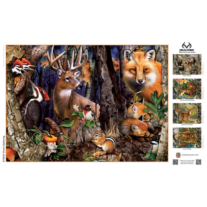 Realtree - Forest Gathering 1000 Piece Jigsaw Puzzle - Just $16.99! Shop now at Retro Gaming of Denver