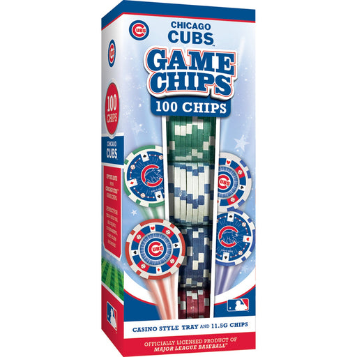 Chicago Cubs 100 Piece Poker Chips - Just $29.99! Shop now at Retro Gaming of Denver