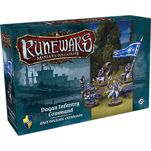 Runewars Miniatures Game: Daqan Infantry Command Unit Expansion - for just $24.95! 