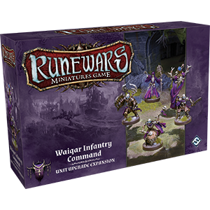 Runewars Miniatures Game: Waiqar Infantry Command Unit Expansion - for just $24.95! 