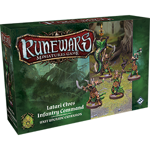 Runewars Miniatures Game: Latari Elves Infantry Command - for just $24.95! 