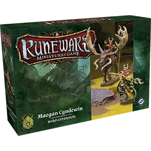 Runewars Miniatures Game: Maegan Cyndewin Hero Expansion - for just $24.95! 