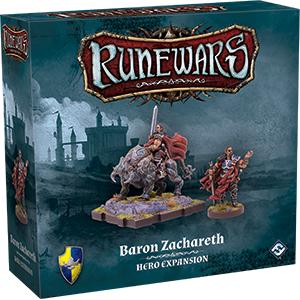 Runewars Miniatures Game: Baron Zachareth Hero Expansion - for just $24.95! 