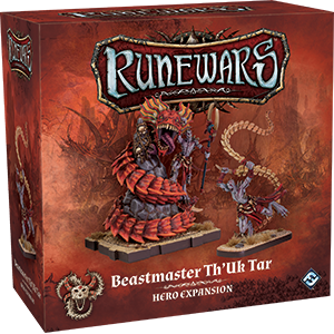 Runewars Miniatures Game: Beastmaster Th'Uk Tar Hero Expansion - for just $34.95! 