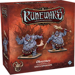 Runewars Miniatures Game: Obscenes Unit Expansion - for just $34.95! 