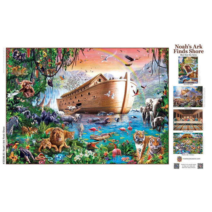 Noah's Ark Finds Shore 500 Piece Jigsaw Puzzle - for just $14.99! 