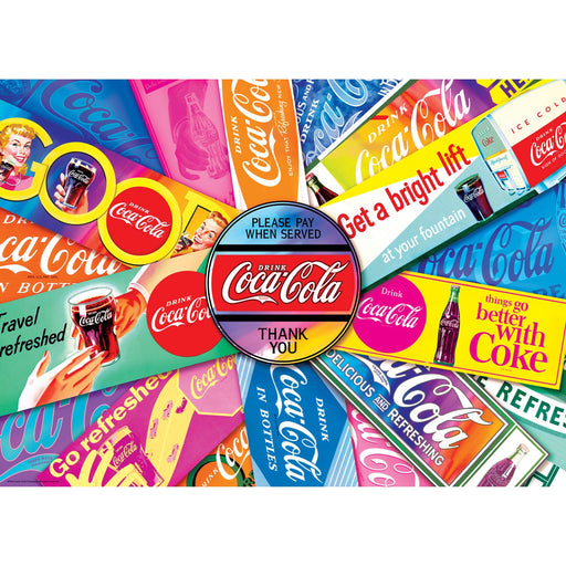 Coca-Cola - Signs of the Times 1000 Piece Jigsaw Puzzle - Just $16.99! Shop now at Retro Gaming of Denver