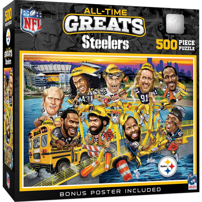 Pittsburgh Steelers - All-Time Greats 500 Piece Jigsaw Puzzle - for just $19.99! 