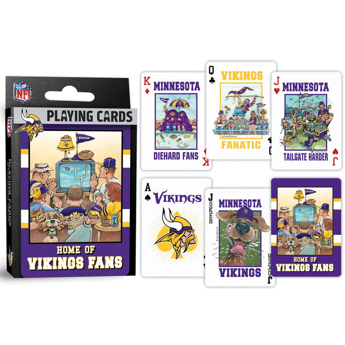 Minnesota Vikings Fan Deck Playing Cards - 54 Card Deck - Just $6.99! Shop now at Retro Gaming of Denver