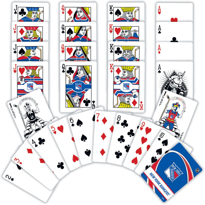 New York Rangers Playing Cards - 54 Card Deck - Just $6.99! Shop now at Retro Gaming of Denver