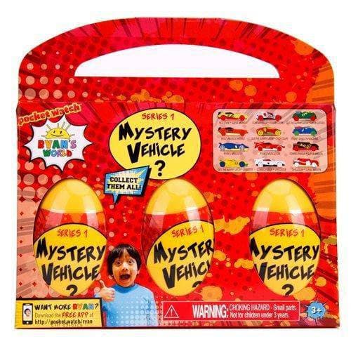 Ryan's World Mystery Egg 1:64 Scale Vehicle 3-Pack - Just $10.73! Shop now at Retro Gaming of Denver