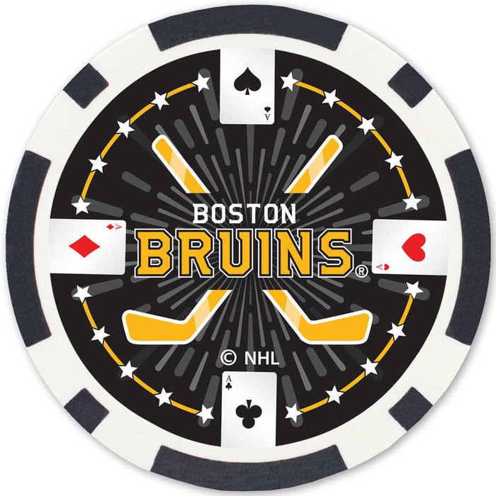 Boston Bruins 100 Piece Poker Chips - for just $24.99! 