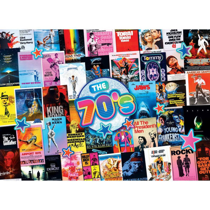 Blockbusters - 70's Movies 1000 Piece Jigsaw Puzzle - for just $16.99! 