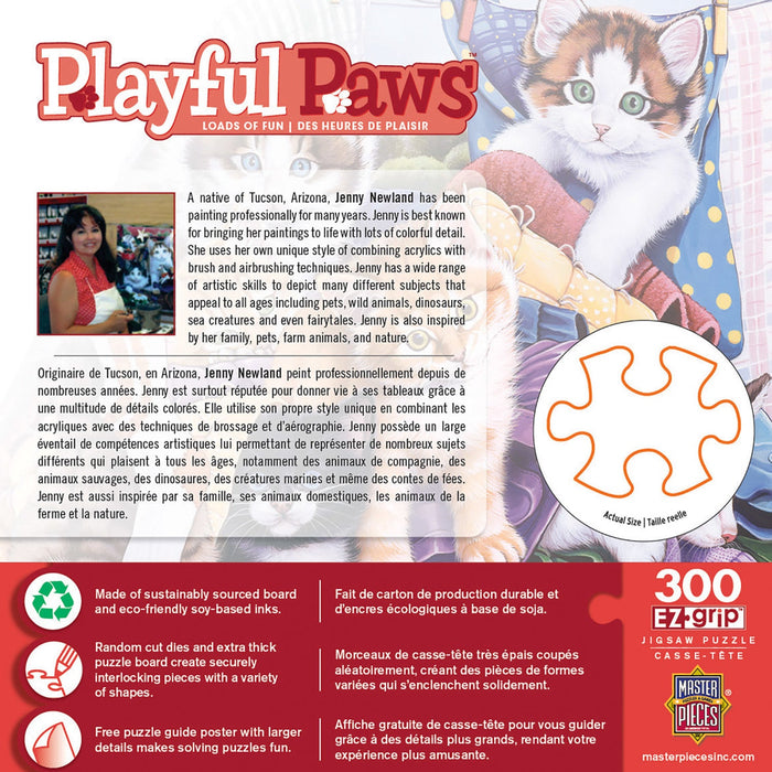 Playful Paws - Loads of Fun 300 Piece EZ Grip Jigsaw Puzzle - Just $14.99! Shop now at Retro Gaming of Denver