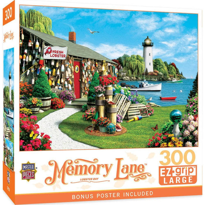 Memory Lane - Lobster Bay 300 Piece EZ Grip Jigsaw Puzzle - for just $14.99! 