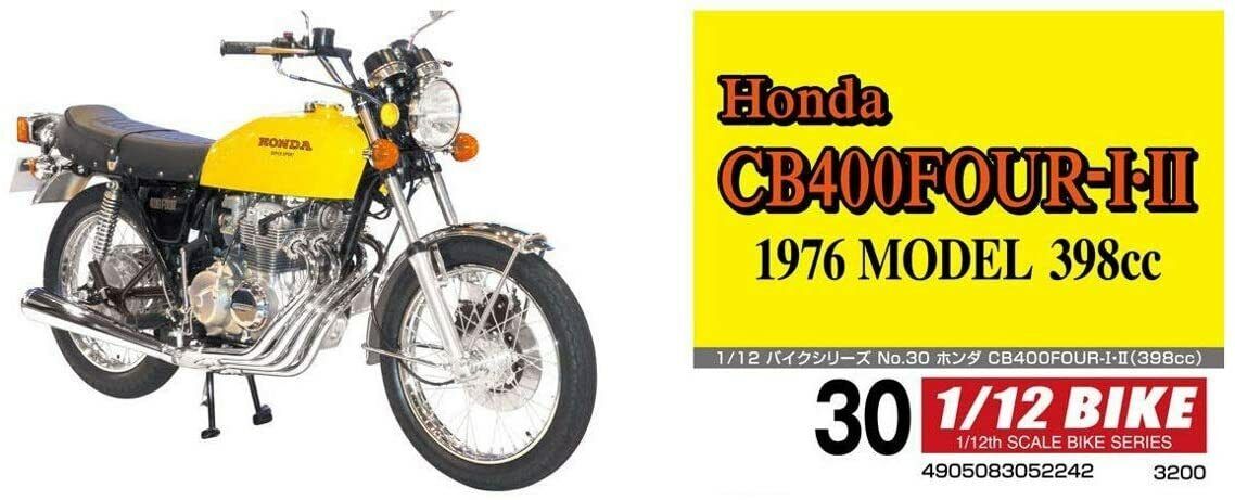 Aoshima: 1/12 Honda CB400Four I/II (398CC) Scale Model Kit #30 - for just $32.99! 