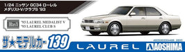 Aoshima: 1/24 GC34 Laurel Medalist V/Club S '93 Scale Model Kit #139 - for just $34.99! 