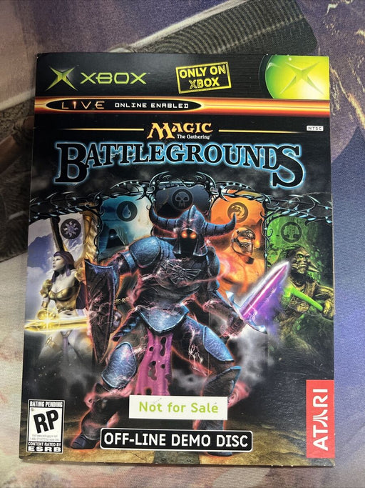 Magic the Gathering Battlegrounds Not for Sales Off-Line Demo Disc (Xbox) - for just $0! 
