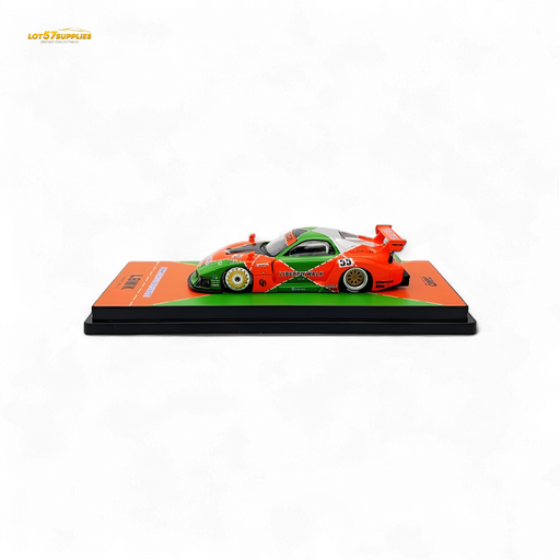 Inno64 Mazda RX-7 LBWK FD3S Orange/Green MDX 24' 1:64 IN64-LBWK-RX7-04 - for just $34.99! 