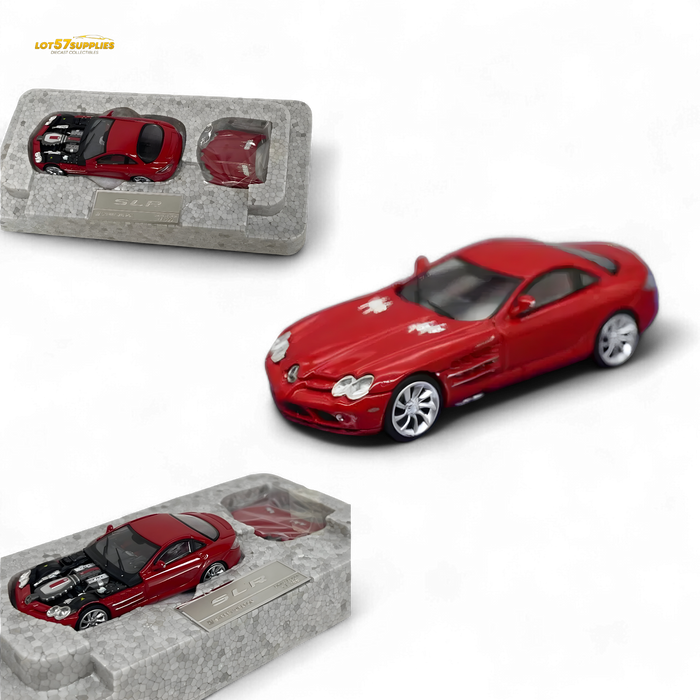 Street Weapon Mercedes Benz McLaren SLR in Red With Detachable Hood 1:64 - for just $38.99! 