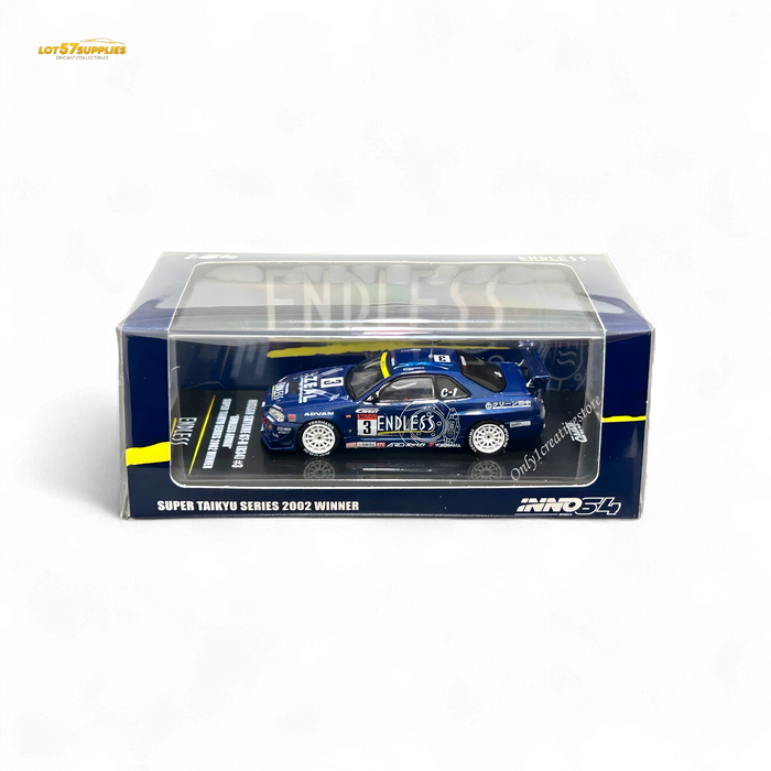 Inno64 NISSAN SKYLINE GT-R (R34) #3 "ENDLESS ADVAN"  Super Taikyu Series 2002 Winner 1:64 - for just $29.99! 