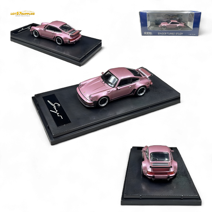 HobbyFans Porsche Singer 930 Turbo Study Ghost Player Custom Pink 1:64 - for just $34.99! 