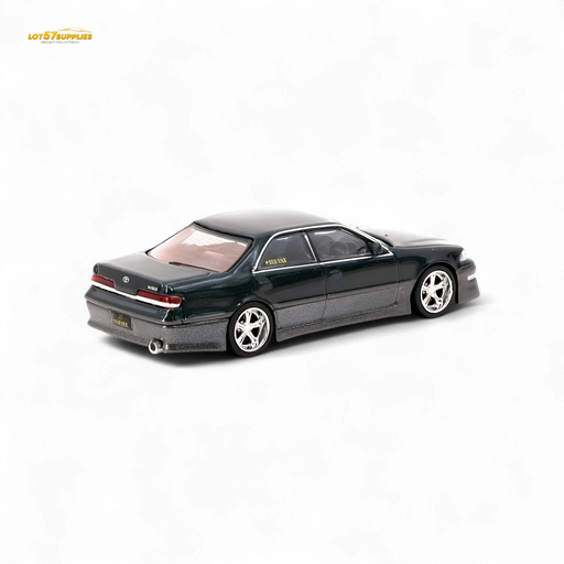 Tarmac Works Global64 VERTEX Toyota Mark II JZX100 Dark Green Metallic 1:64 T64G-024-GR - for just $23.99! 