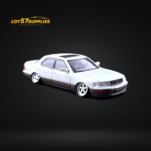 Fine works64 Lexus LS400 - White/Gray Double Stanced 1:64 - for just $39.99! 