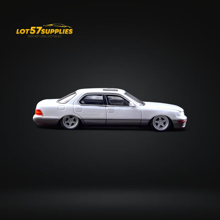 Fine works64 Lexus LS400 - White/Gray Double Stanced 1:64 - for just $39.99! 
