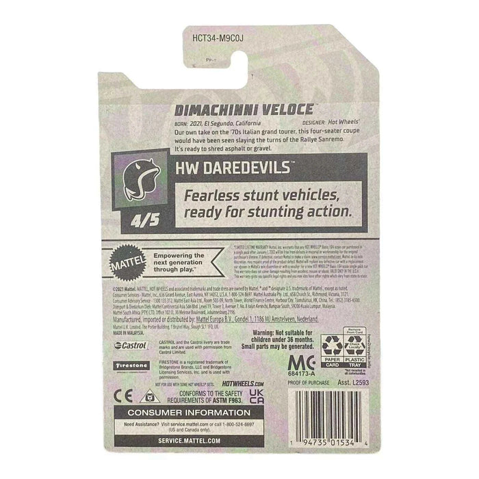 Hot Wheels Dimachinni Veloce - HW Daredevils Series 4/5 - for just $1.79! 