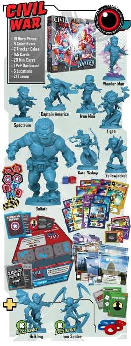 Marvel United: Civil War - Kickstarter Edition - for just $49.99! 