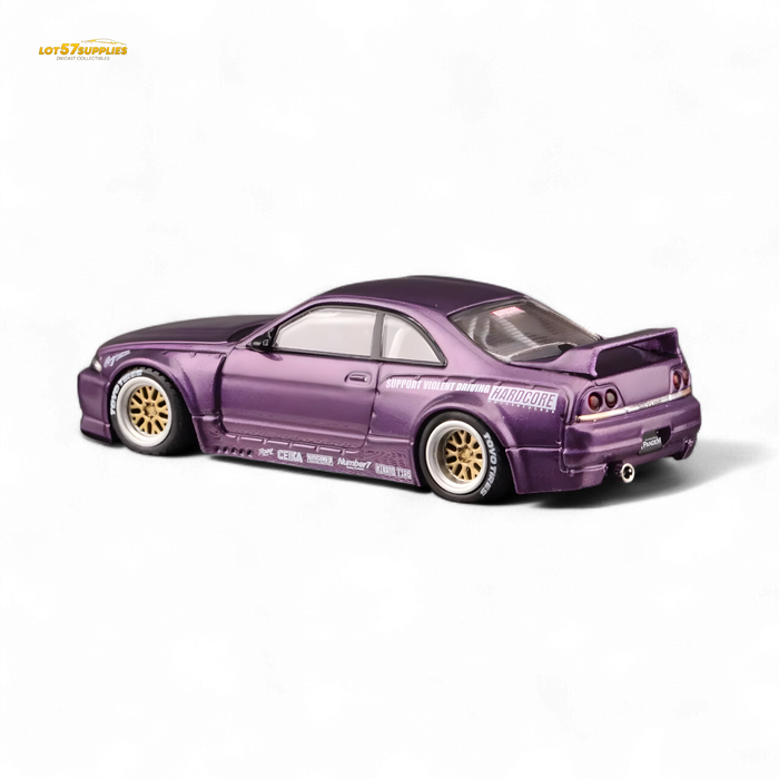 Inno64 NISSAN SKYLINE GT-R (R33) "PANDEM ROCKET BUNNY" Purple 1:64 - for just $29.99! 