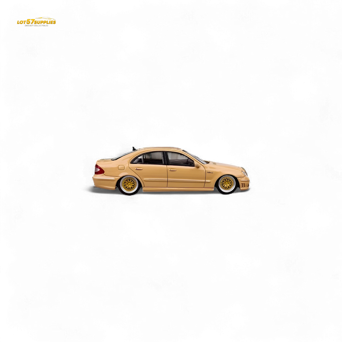 MK Model Mercedes-Benz E63 AMG W211 Lowered in Desert Yellow 1:64 - for just $32.99! 