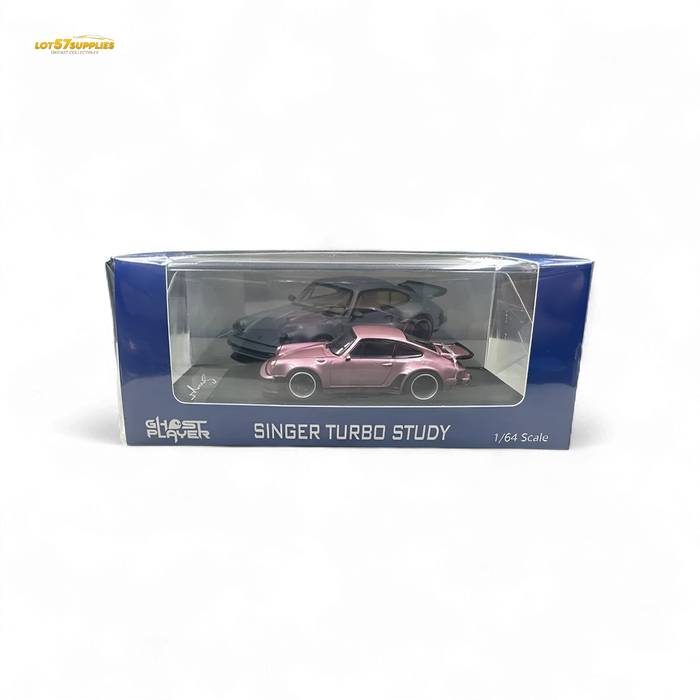 HobbyFans Porsche Singer 930 Turbo Study Ghost Player Custom Pink 1:64 - for just $34.99! 