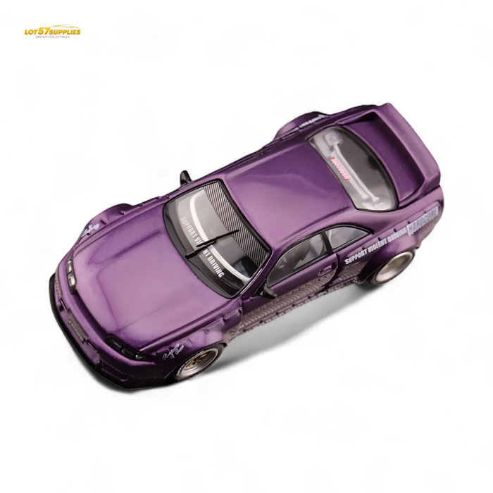 Inno64 NISSAN SKYLINE GT-R (R33) "PANDEM ROCKET BUNNY" Purple 1:64 - for just $29.99! 