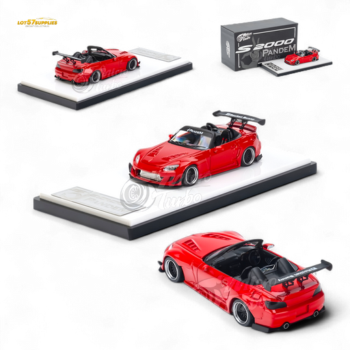 Microturbo Honda S2000 Roadster Pandem Rocket Bunny Aero Kit in Red 1:64 - for just $49.99! 